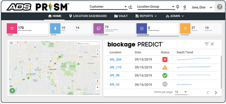 Sewer blockage prediction app